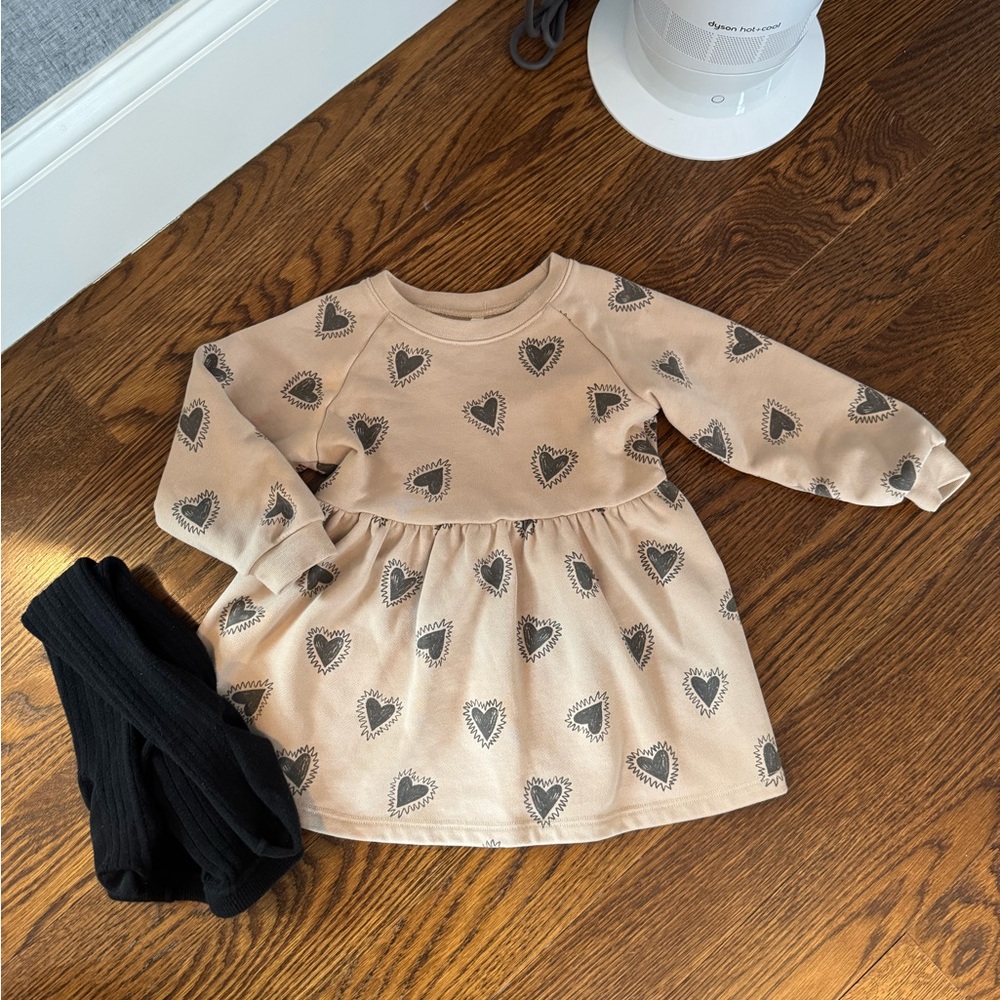 Rylee and Cru Heart Dress and Tights